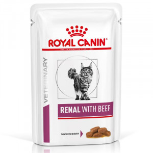 royal canin veterinary renal beef zakjes kattenvoer
