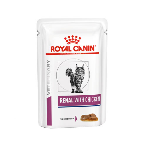 royal canin veterinary renal with chicken 12 x 85 gram