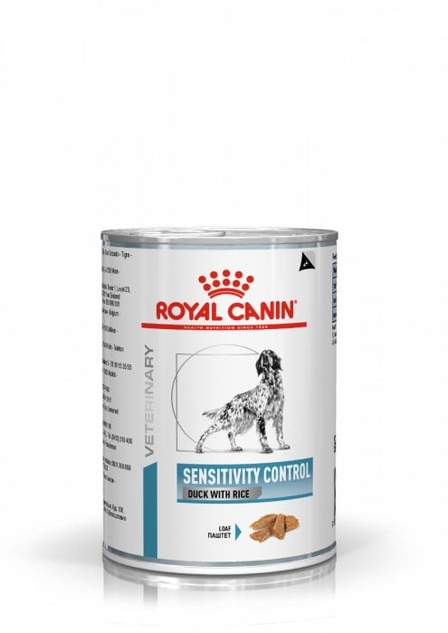 royal canin veterinary sensitivity control eend met rijst hondenvoer