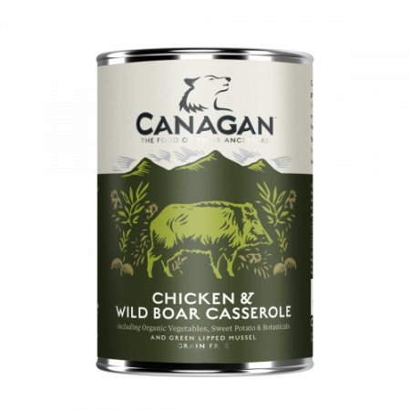 Canagan chicken and wild boar casserole hondenvoer 400 gram
