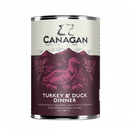 Canagan turkey and duck dinner hondenvoer 400 gram